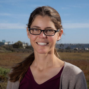 Dr. Kellie Uyeda headshot at the Tijuana Estuary