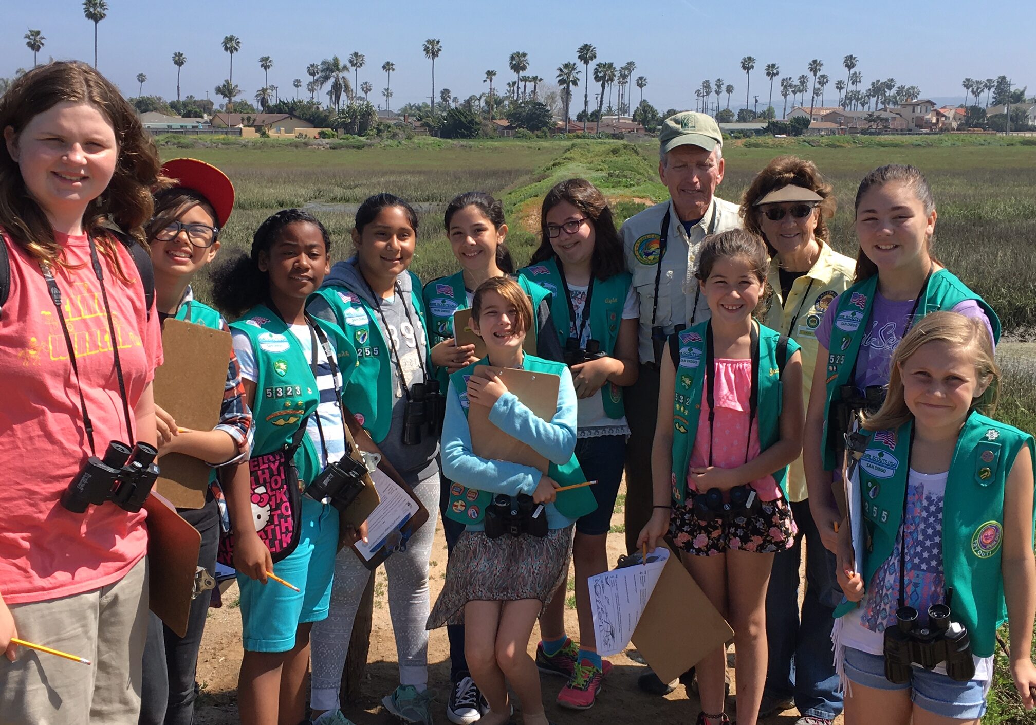 Girl Scout troop visits the Reserve Girl Scout troop visits the Reserve